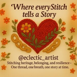 Handmade Upcycled Crochet Textile Slow Fashion Latin Heritage One-of-a-Kind Art